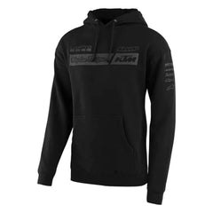 TLD KTM TEAM PULLOVER HOODIE; BLACK MD