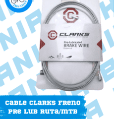 CABLE CLARKS CAMBIO PRE LUB RUTA/MTB
