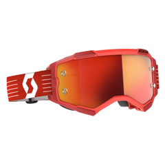 GOOGLES SCOTT FURY ROJO MICA CROMADA NARANJA