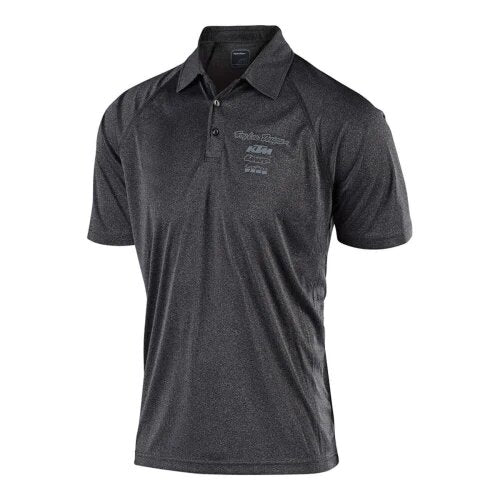 TLD KTM TEAM EVENT POLO; CHARCOAL / HEATHER MD
