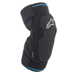 RODILLERAS E-RIDE BLACK CYAN - S/M