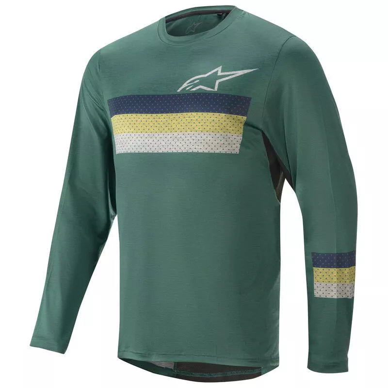 JERSEY MELANGE EMERALD BLUE S