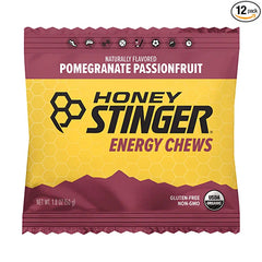 HONEY STINGER CHEWS PASSION FRUIT MIX 12/BX