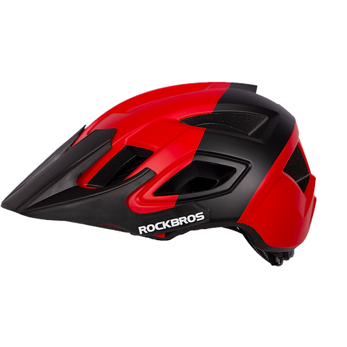 CASCO TRIAL NEGRO ROJO
