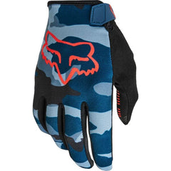 GUANTES FOX RANGER AZUL CAMO L
