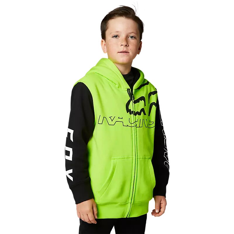 SUDADERA FOX SHERPA SKEW JOVEN AMARILLO YXL